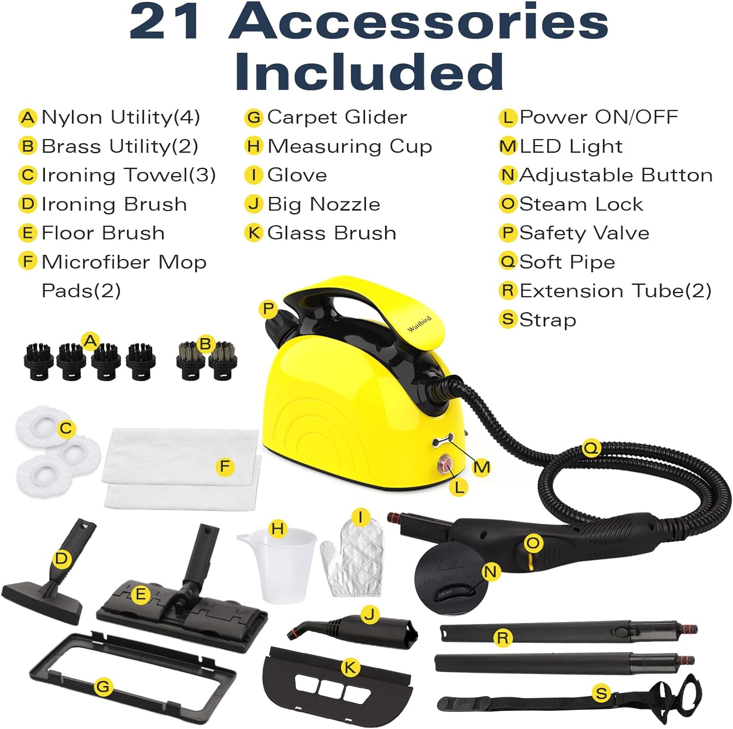 Manufacturer's outlet Waitbird Multipurpose Powerful Steamer Mops