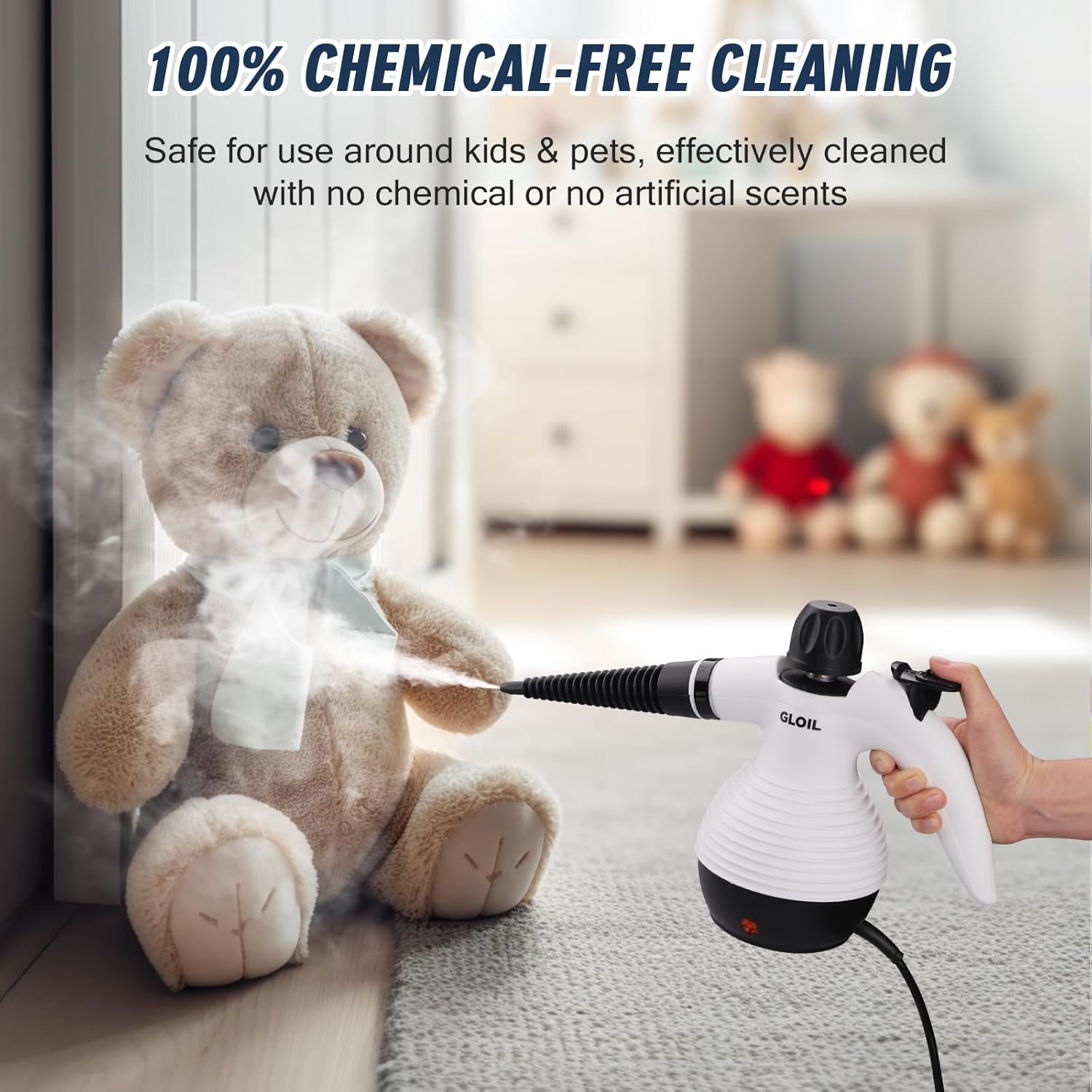 GLOIL™ Multipurpose Portable Handheld Steam Cleaner